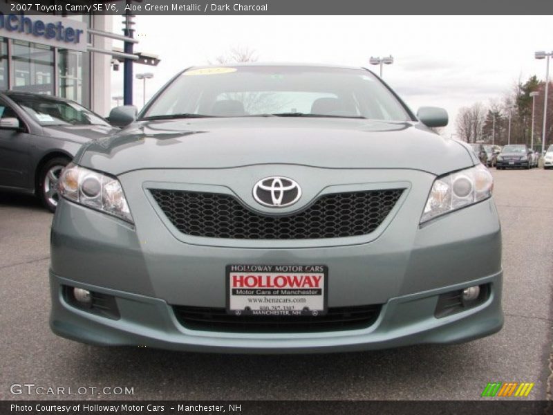 Aloe Green Metallic / Dark Charcoal 2007 Toyota Camry SE V6