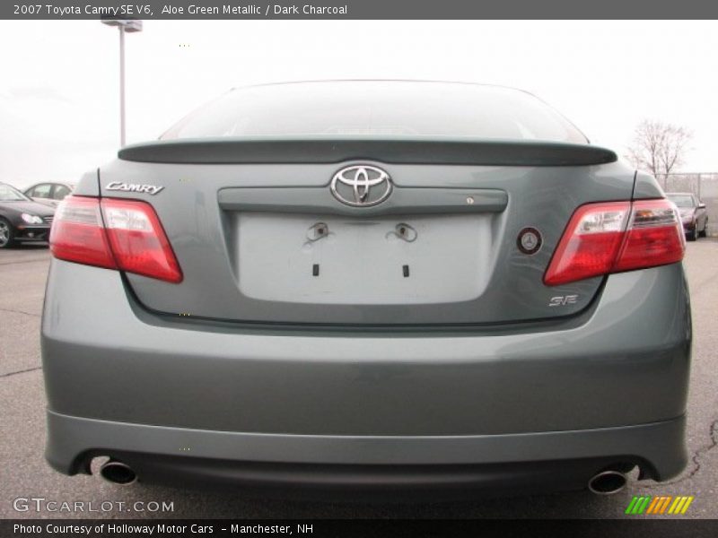 Aloe Green Metallic / Dark Charcoal 2007 Toyota Camry SE V6