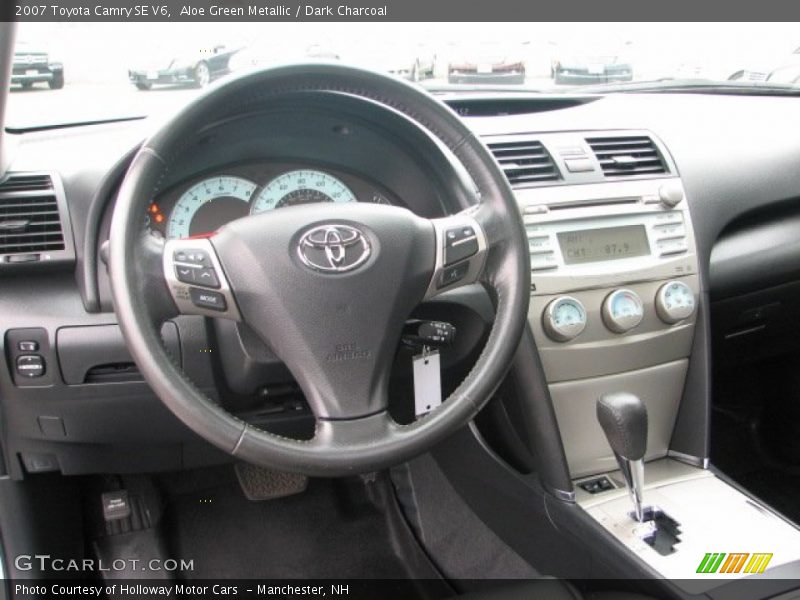 Aloe Green Metallic / Dark Charcoal 2007 Toyota Camry SE V6
