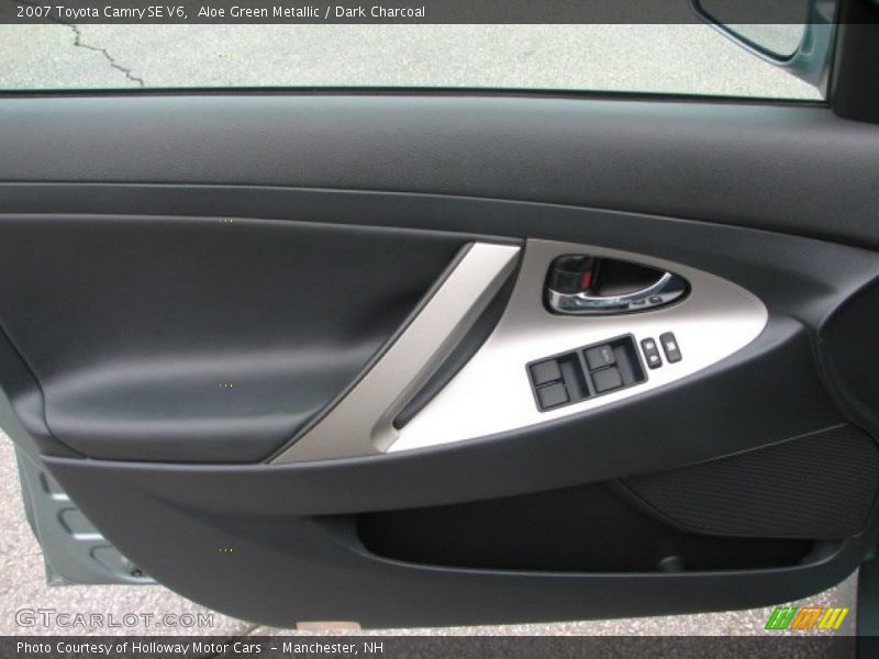 Aloe Green Metallic / Dark Charcoal 2007 Toyota Camry SE V6