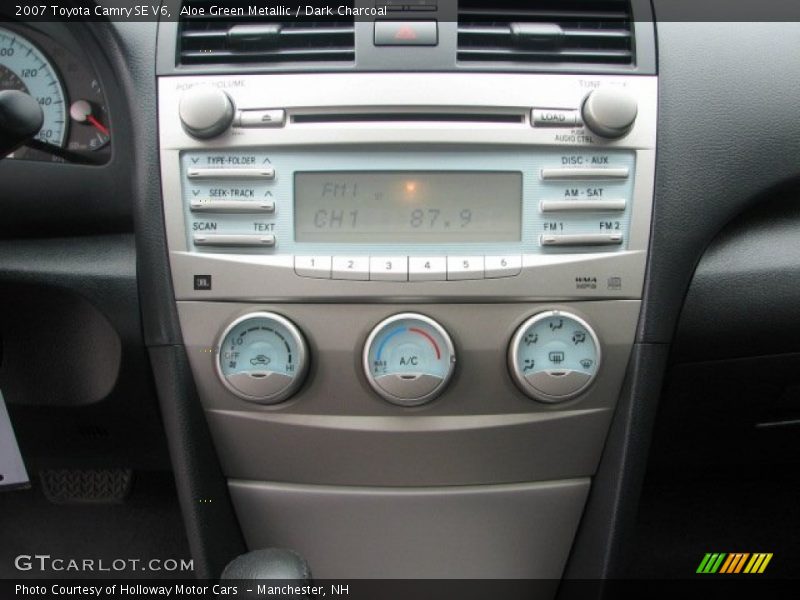 Aloe Green Metallic / Dark Charcoal 2007 Toyota Camry SE V6