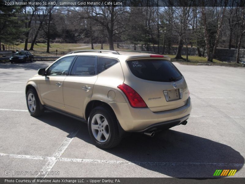 Luminous Gold Metallic / Cafe Latte 2003 Nissan Murano SL AWD