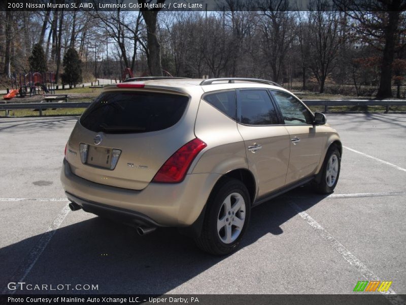 Luminous Gold Metallic / Cafe Latte 2003 Nissan Murano SL AWD