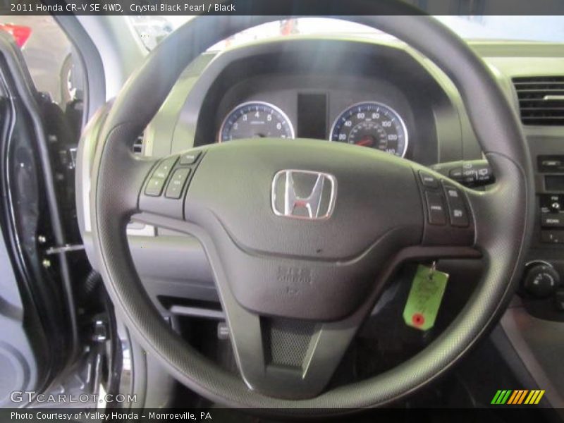 Crystal Black Pearl / Black 2011 Honda CR-V SE 4WD
