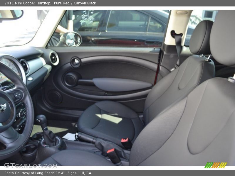 Pure Red / Carbon Black 2011 Mini Cooper Hardtop