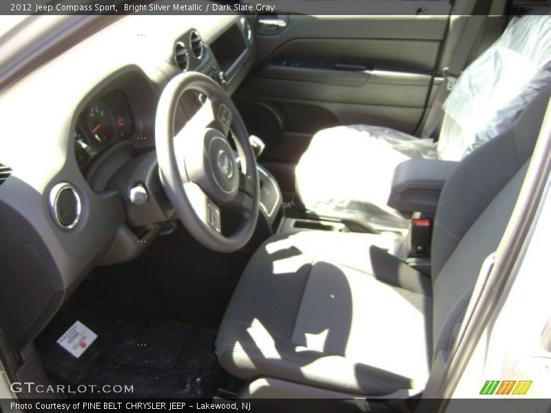 Bright Silver Metallic / Dark Slate Gray 2012 Jeep Compass Sport