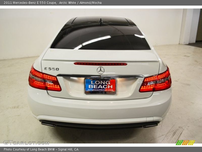 Arctic White / Almond/Mocha 2011 Mercedes-Benz E 550 Coupe