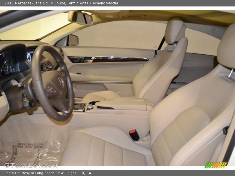 Arctic White / Almond/Mocha 2011 Mercedes-Benz E 550 Coupe