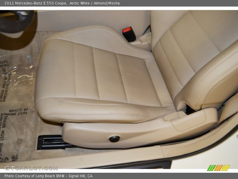 Arctic White / Almond/Mocha 2011 Mercedes-Benz E 550 Coupe