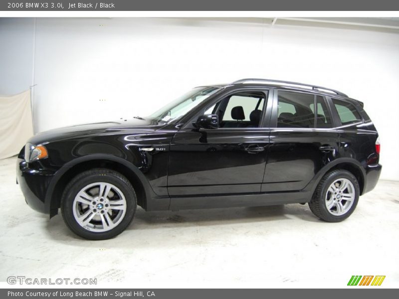 Jet Black / Black 2006 BMW X3 3.0i