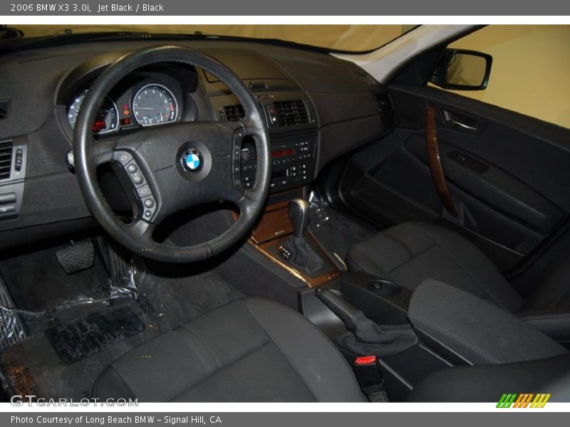 Jet Black / Black 2006 BMW X3 3.0i