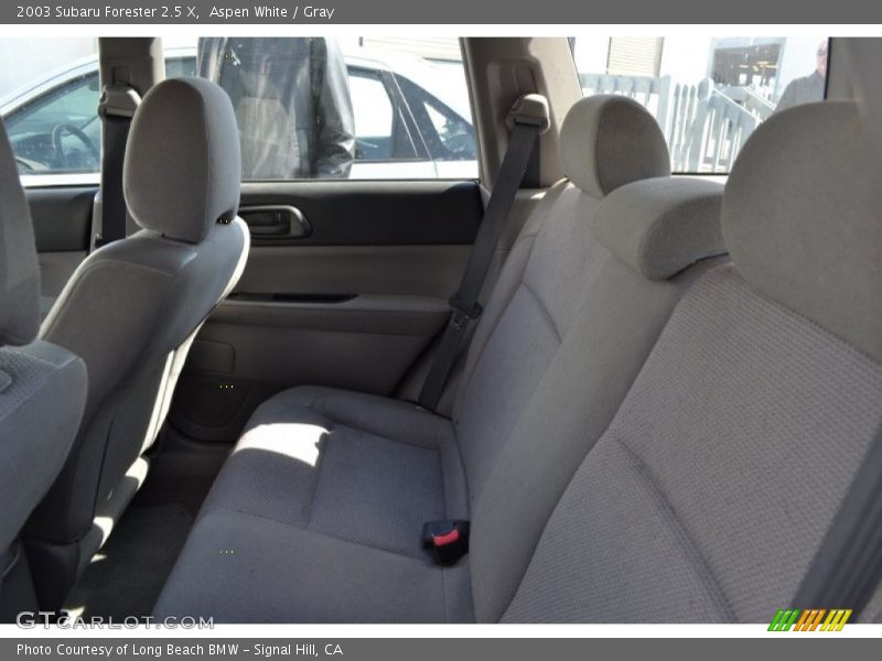 Aspen White / Gray 2003 Subaru Forester 2.5 X