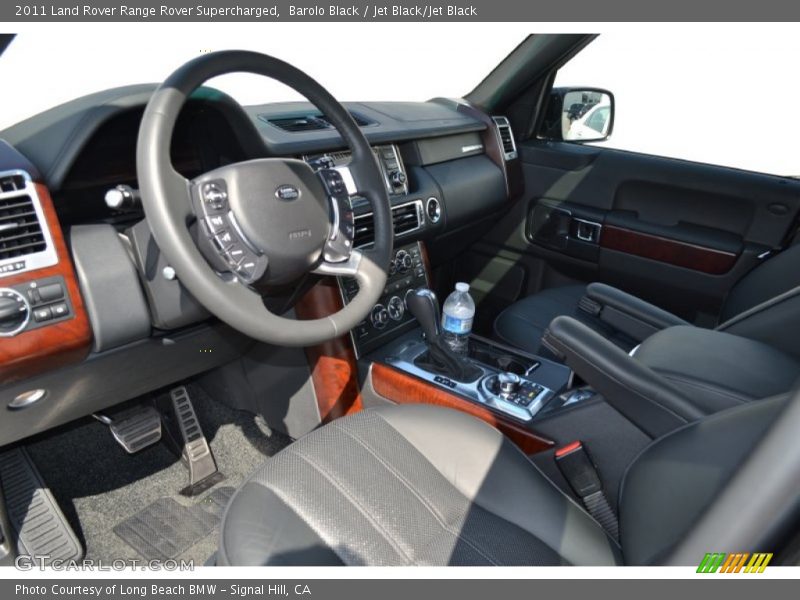 Barolo Black / Jet Black/Jet Black 2011 Land Rover Range Rover Supercharged