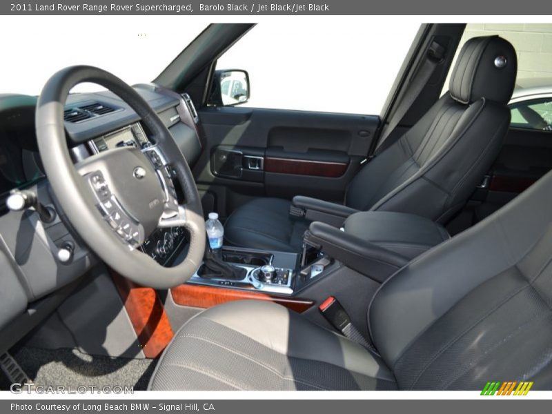 Barolo Black / Jet Black/Jet Black 2011 Land Rover Range Rover Supercharged
