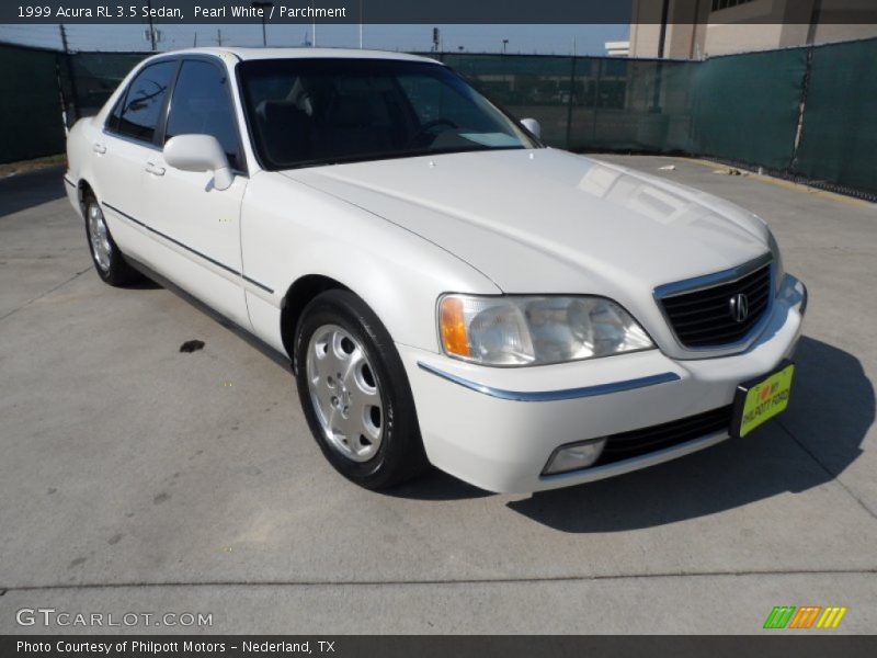 Pearl White / Parchment 1999 Acura RL 3.5 Sedan