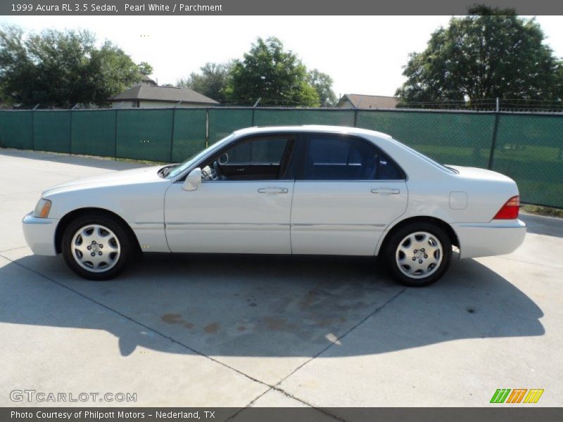 Pearl White / Parchment 1999 Acura RL 3.5 Sedan