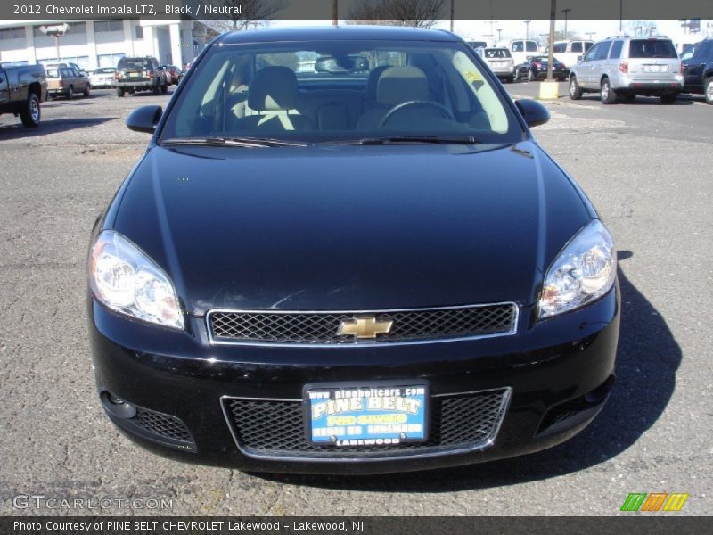 Black / Neutral 2012 Chevrolet Impala LTZ