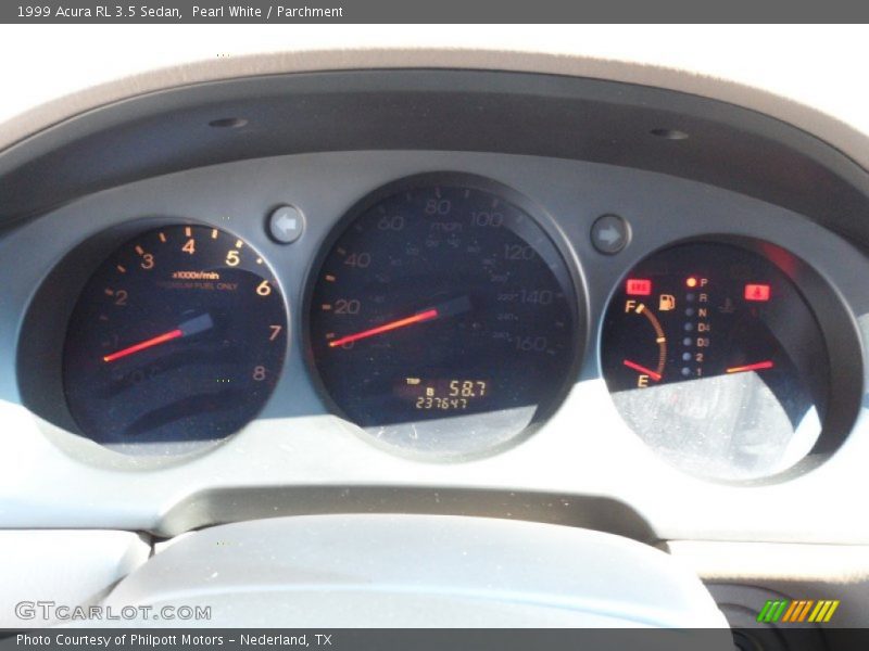  1999 RL 3.5 Sedan 3.5 Sedan Gauges