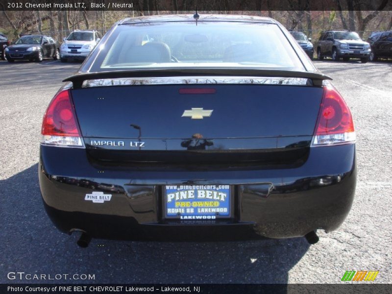 Black / Neutral 2012 Chevrolet Impala LTZ