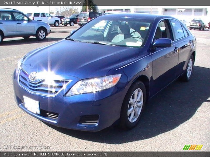 Blue Ribbon Metallic / Ash 2011 Toyota Camry LE