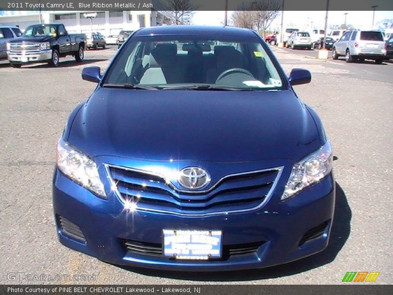 Blue Ribbon Metallic / Ash 2011 Toyota Camry LE