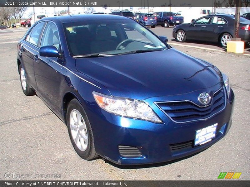 Blue Ribbon Metallic / Ash 2011 Toyota Camry LE