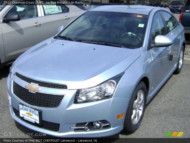 Ice Blue Metallic / Jet Black 2012 Chevrolet Cruze LT/RS