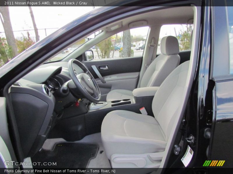 Wicked Black / Gray 2011 Nissan Rogue S AWD