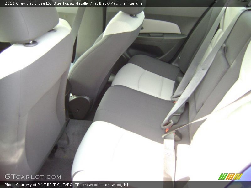 Blue Topaz Metallic / Jet Black/Medium Titanium 2012 Chevrolet Cruze LS