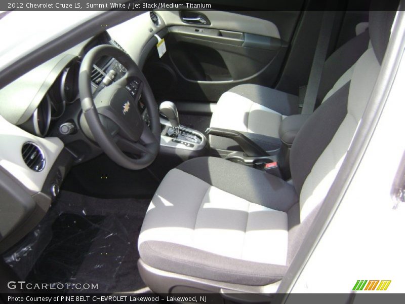 Summit White / Jet Black/Medium Titanium 2012 Chevrolet Cruze LS