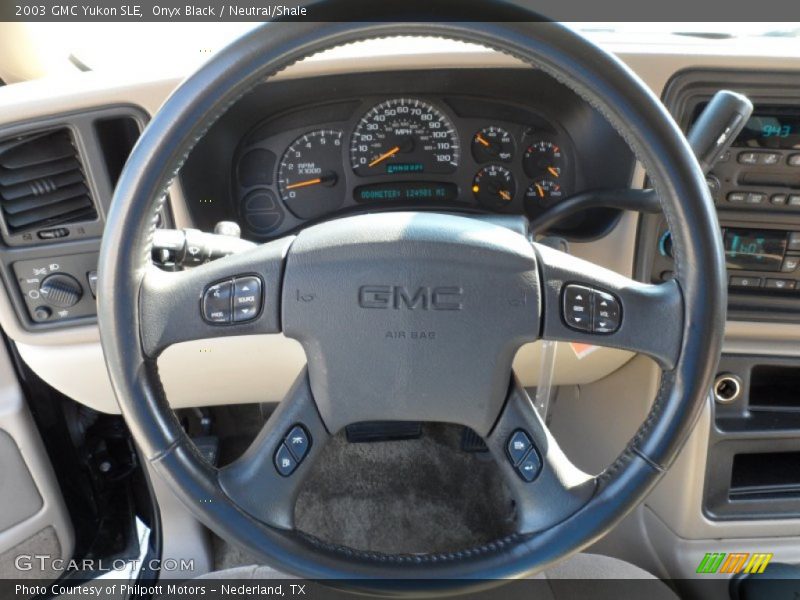  2003 Yukon SLE Steering Wheel