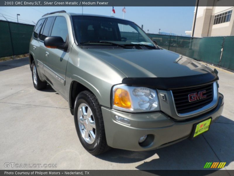 Silver Green Metallic / Medium Pewter 2003 GMC Envoy SLT