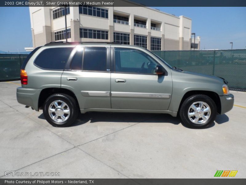 Silver Green Metallic / Medium Pewter 2003 GMC Envoy SLT