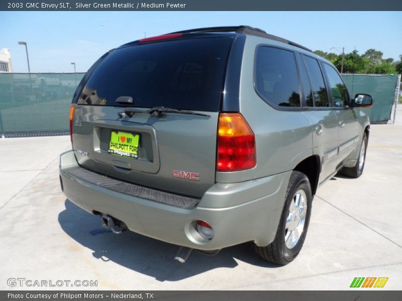 Silver Green Metallic / Medium Pewter 2003 GMC Envoy SLT