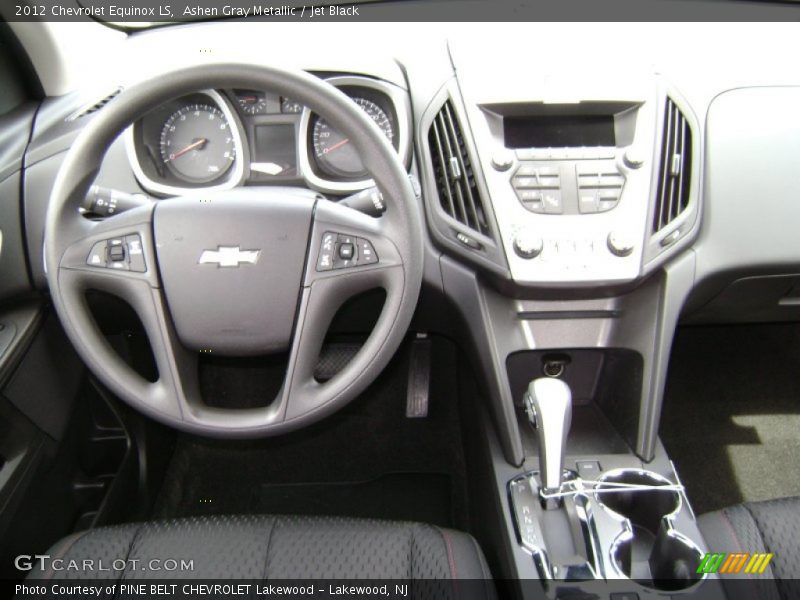 Ashen Gray Metallic / Jet Black 2012 Chevrolet Equinox LS