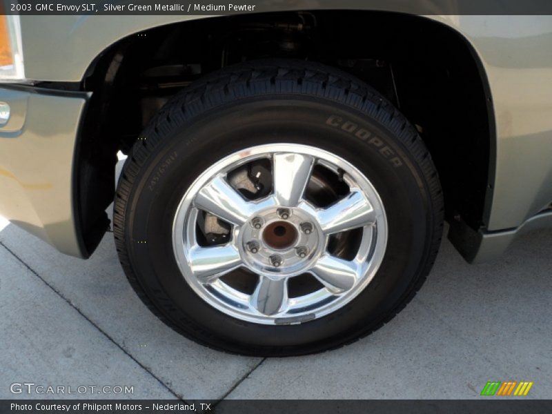 Silver Green Metallic / Medium Pewter 2003 GMC Envoy SLT