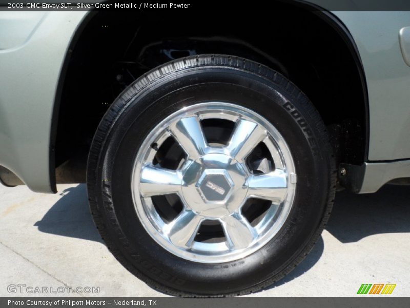 Silver Green Metallic / Medium Pewter 2003 GMC Envoy SLT