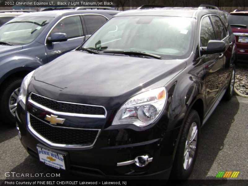 Black / Light Titanium/Jet Black 2012 Chevrolet Equinox LT