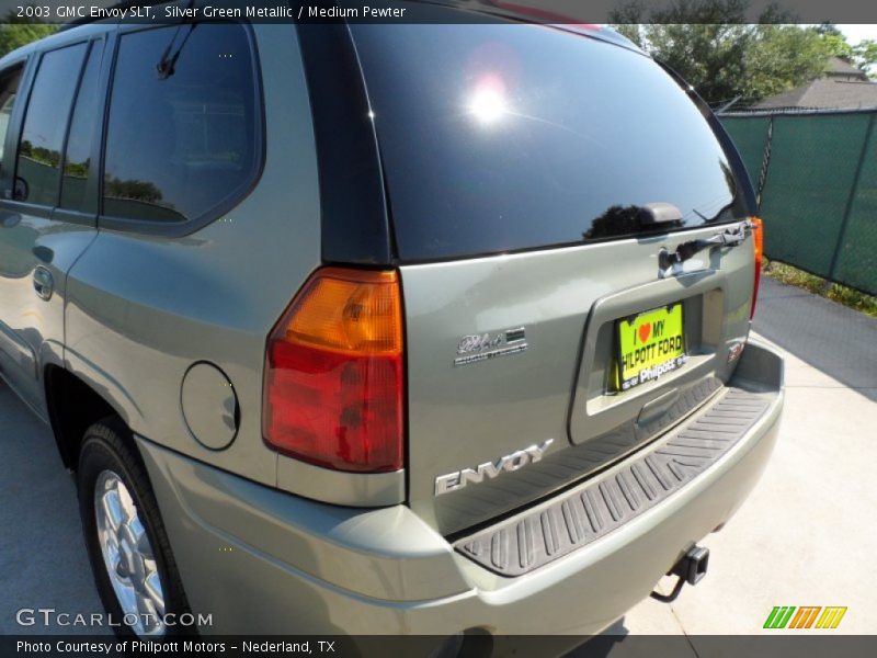 Silver Green Metallic / Medium Pewter 2003 GMC Envoy SLT
