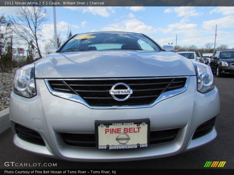 Brilliant Silver / Charcoal 2011 Nissan Altima 2.5 S Coupe
