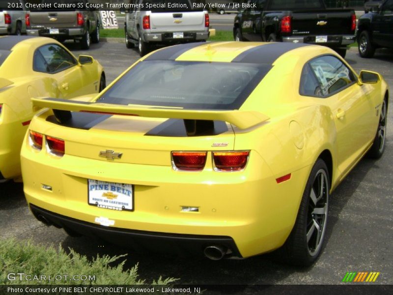 Rally Yellow / Jet Black 2012 Chevrolet Camaro SS Coupe Transformers Special Edition