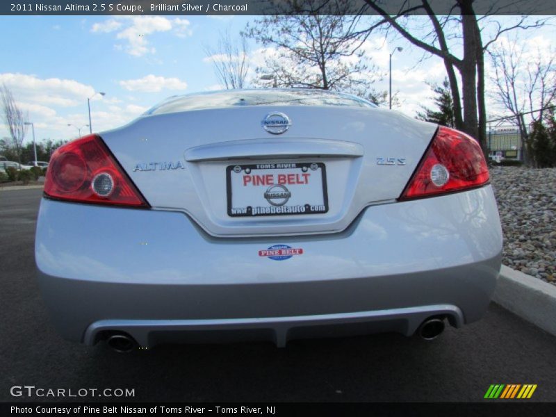 Brilliant Silver / Charcoal 2011 Nissan Altima 2.5 S Coupe