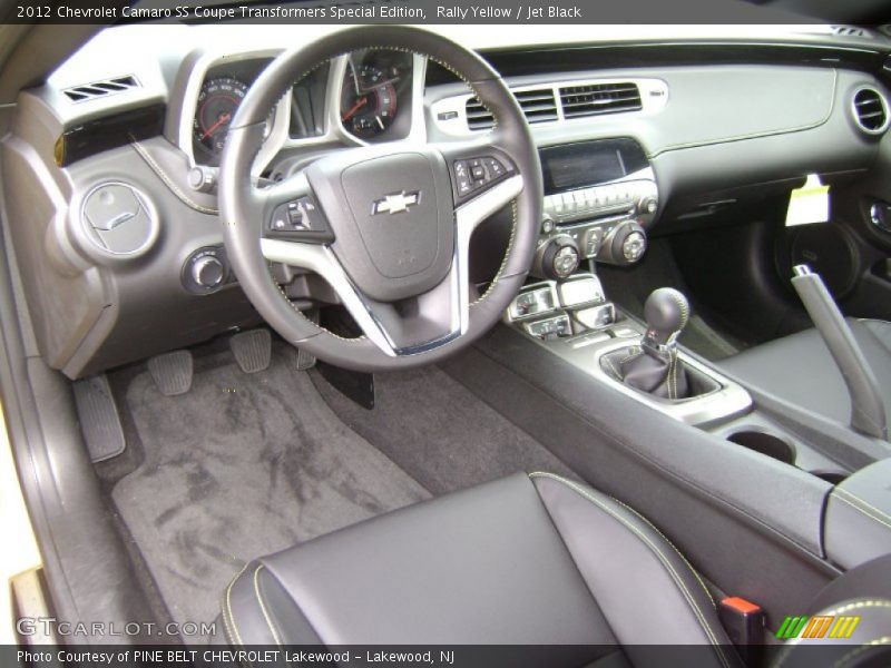 Jet Black Interior - 2012 Camaro SS Coupe Transformers Special Edition 