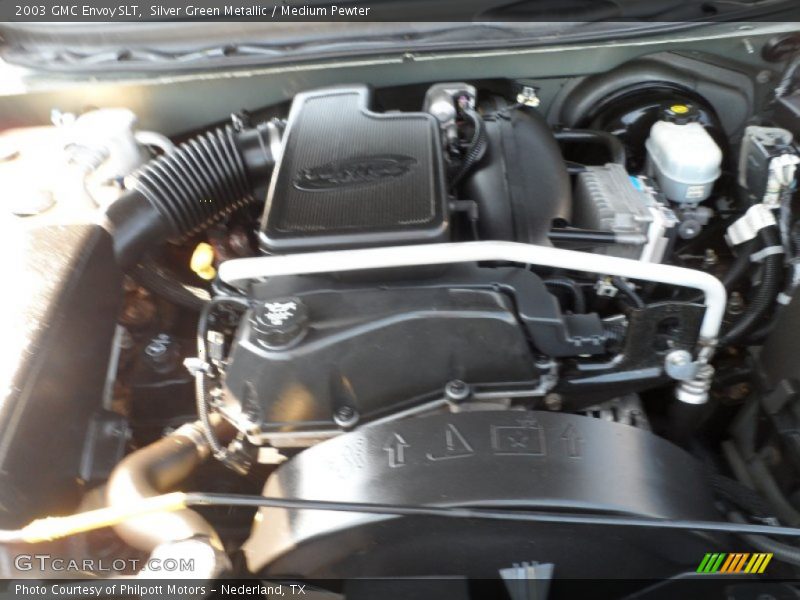 Silver Green Metallic / Medium Pewter 2003 GMC Envoy SLT