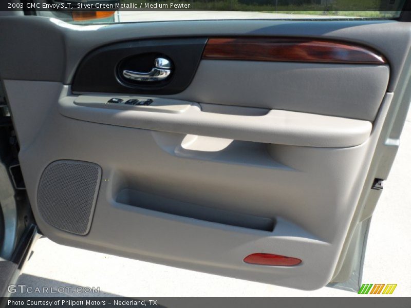 Silver Green Metallic / Medium Pewter 2003 GMC Envoy SLT