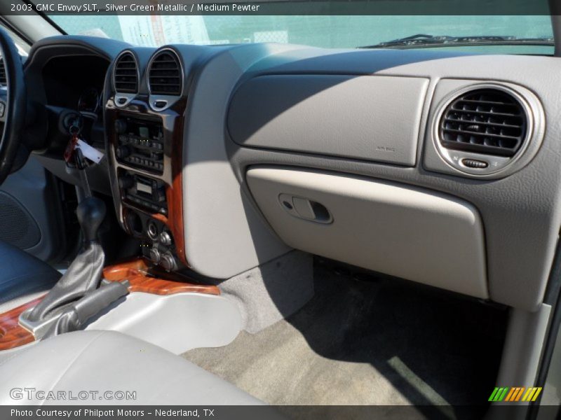 Silver Green Metallic / Medium Pewter 2003 GMC Envoy SLT