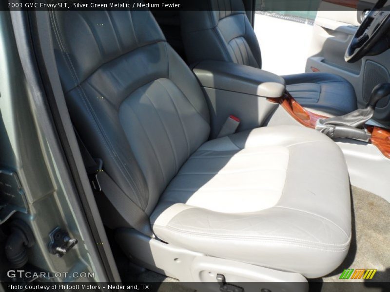 Silver Green Metallic / Medium Pewter 2003 GMC Envoy SLT