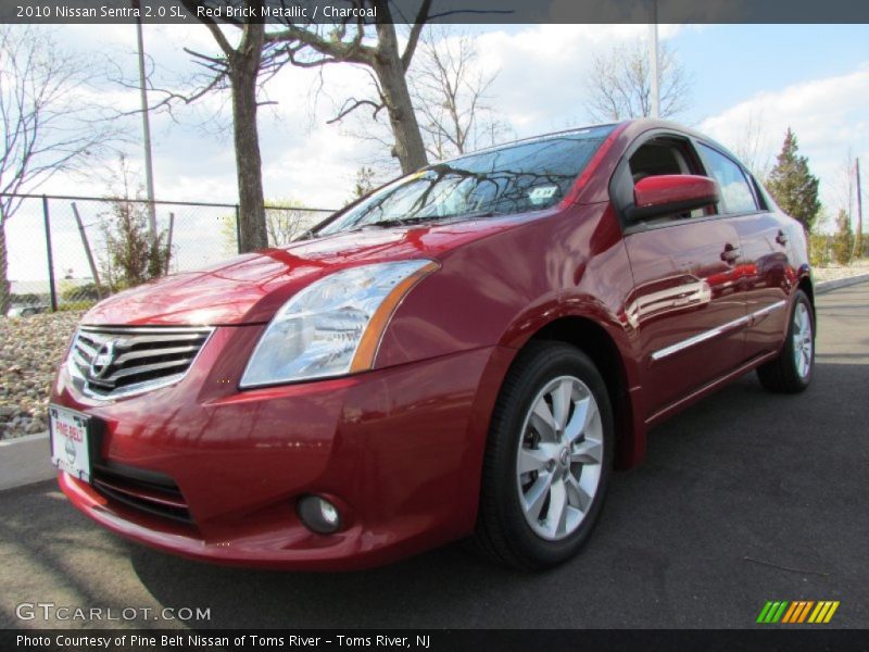 Red Brick Metallic / Charcoal 2010 Nissan Sentra 2.0 SL