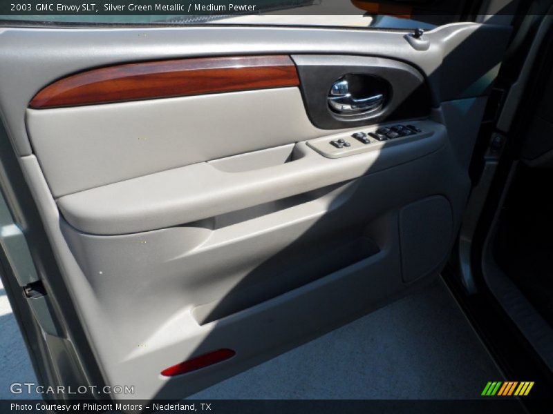 Silver Green Metallic / Medium Pewter 2003 GMC Envoy SLT