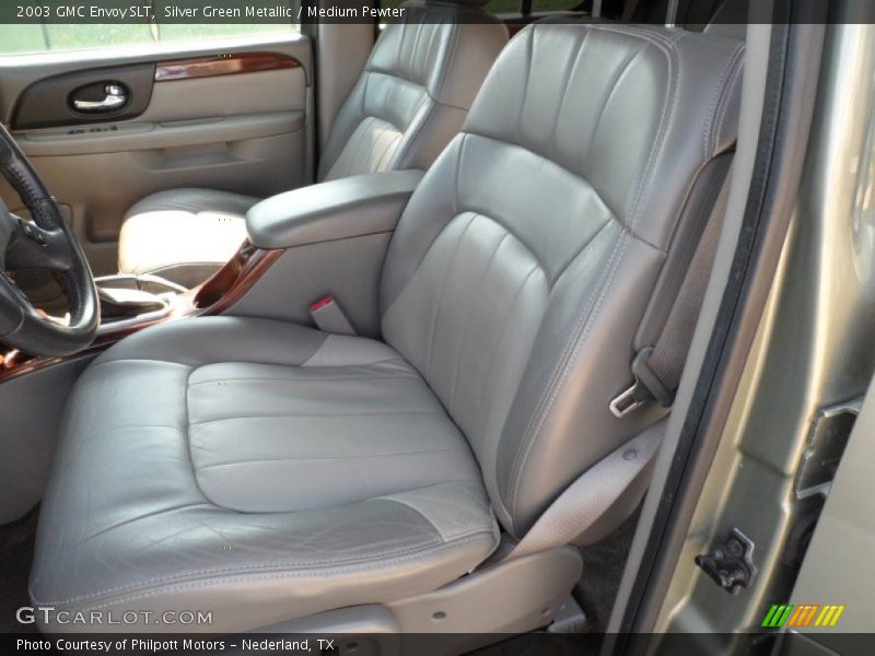 Silver Green Metallic / Medium Pewter 2003 GMC Envoy SLT